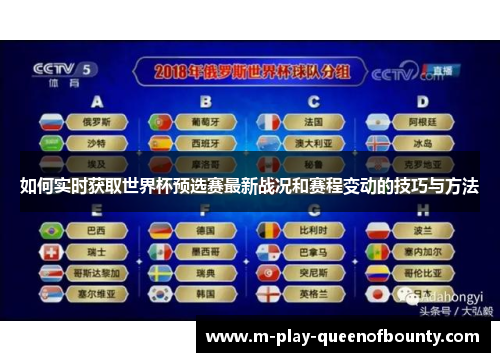 如何实时获取世界杯预选赛最新战况和赛程变动的技巧与方法 如何实时获取世界杯预选赛最新战况和赛程变动的技巧与方法